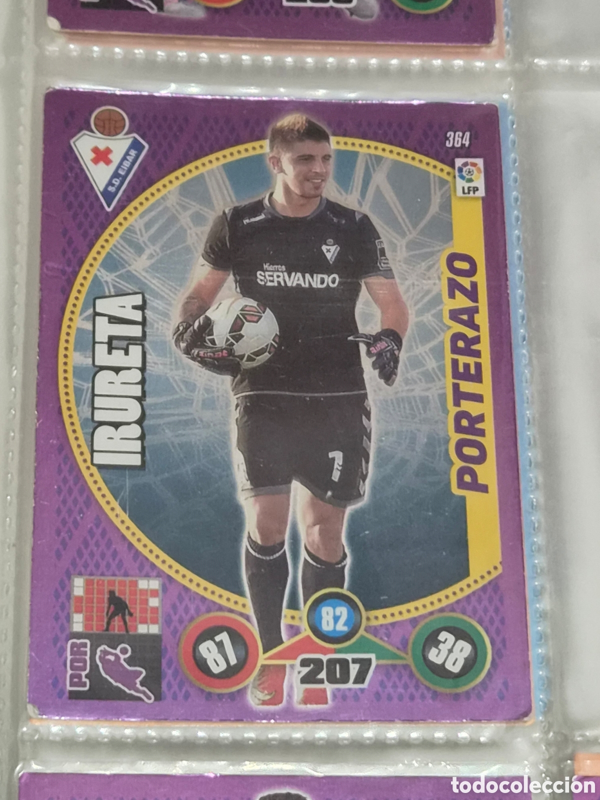 Trading Cards: 364 - IRURETA, EIBAR PORTERAZO ADRENALYN 2014-2015
