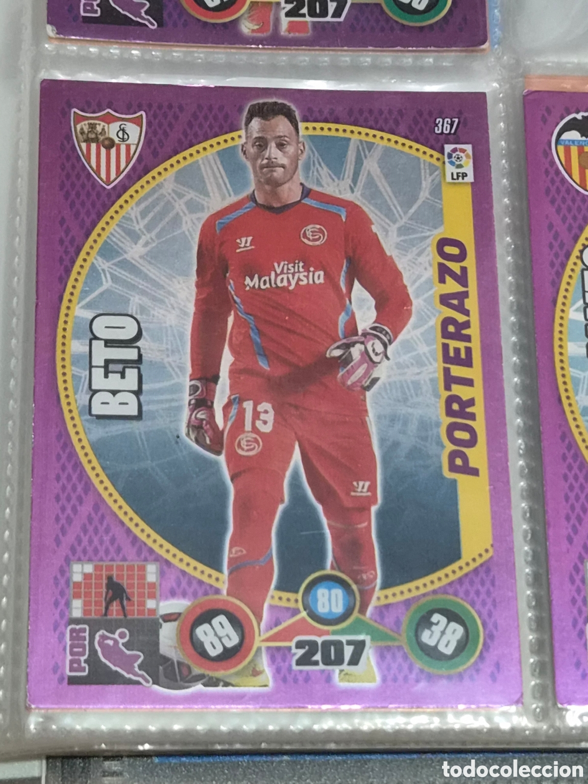 Trading Cards: 367 - BETO, SEVILLA PORTERAZO ADRENALYN 2014-2015