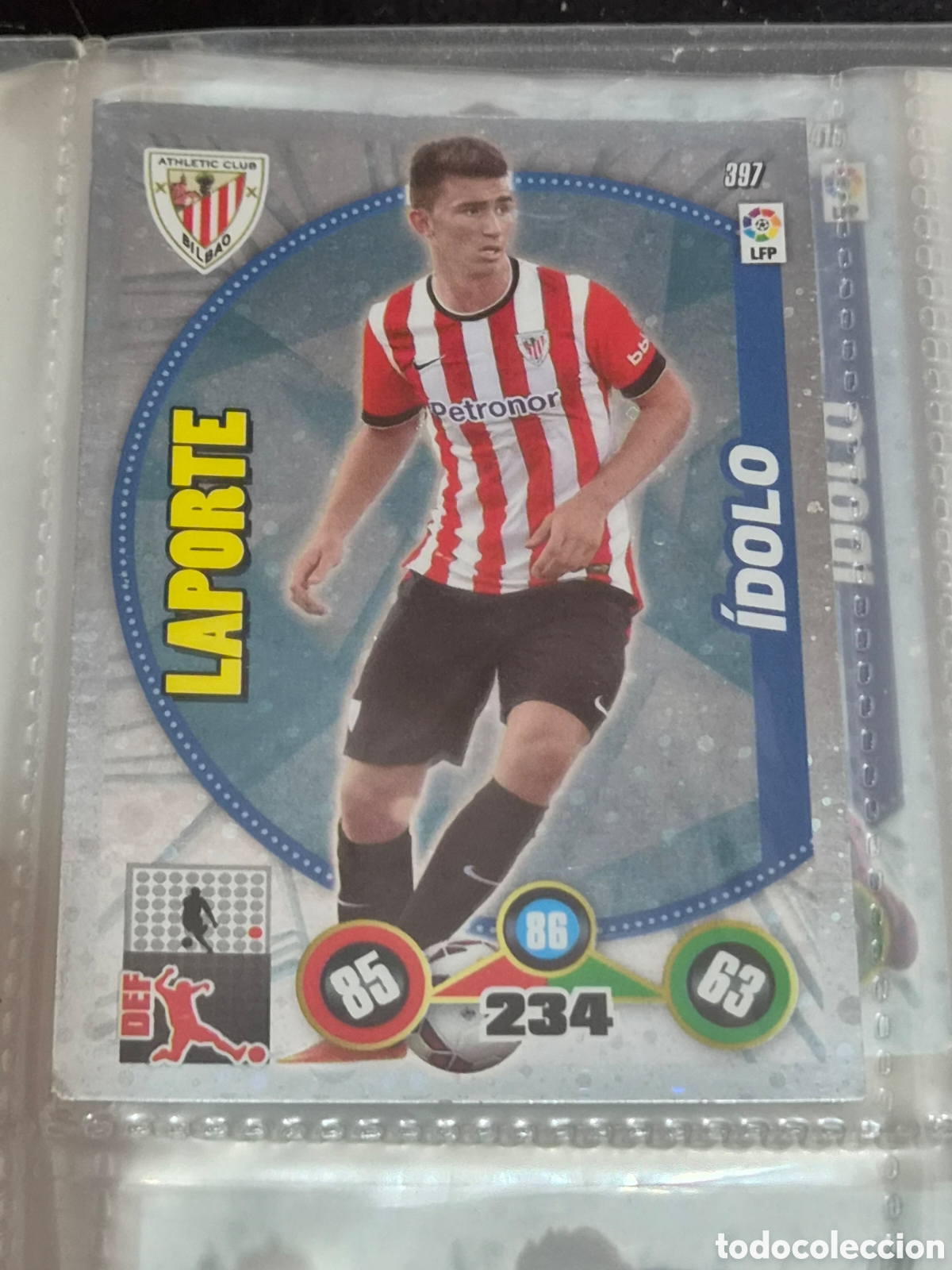 Trading Cards: 397 - LAPORTE, AT.BILBAO IDOLO ADRENALYN 2014-2015