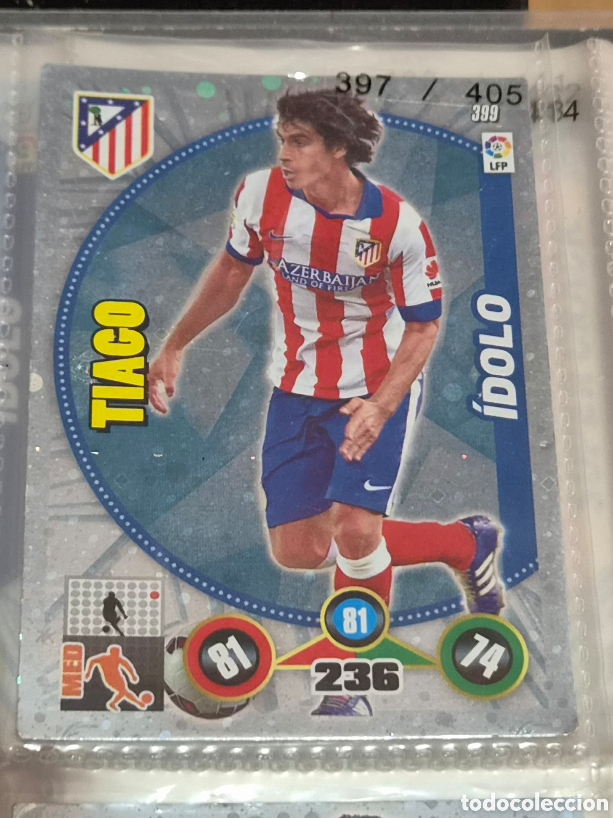 Trading Cards: 399 - TIAGO , AT.MADRID IDOLO ADRENALYN 2014-2015