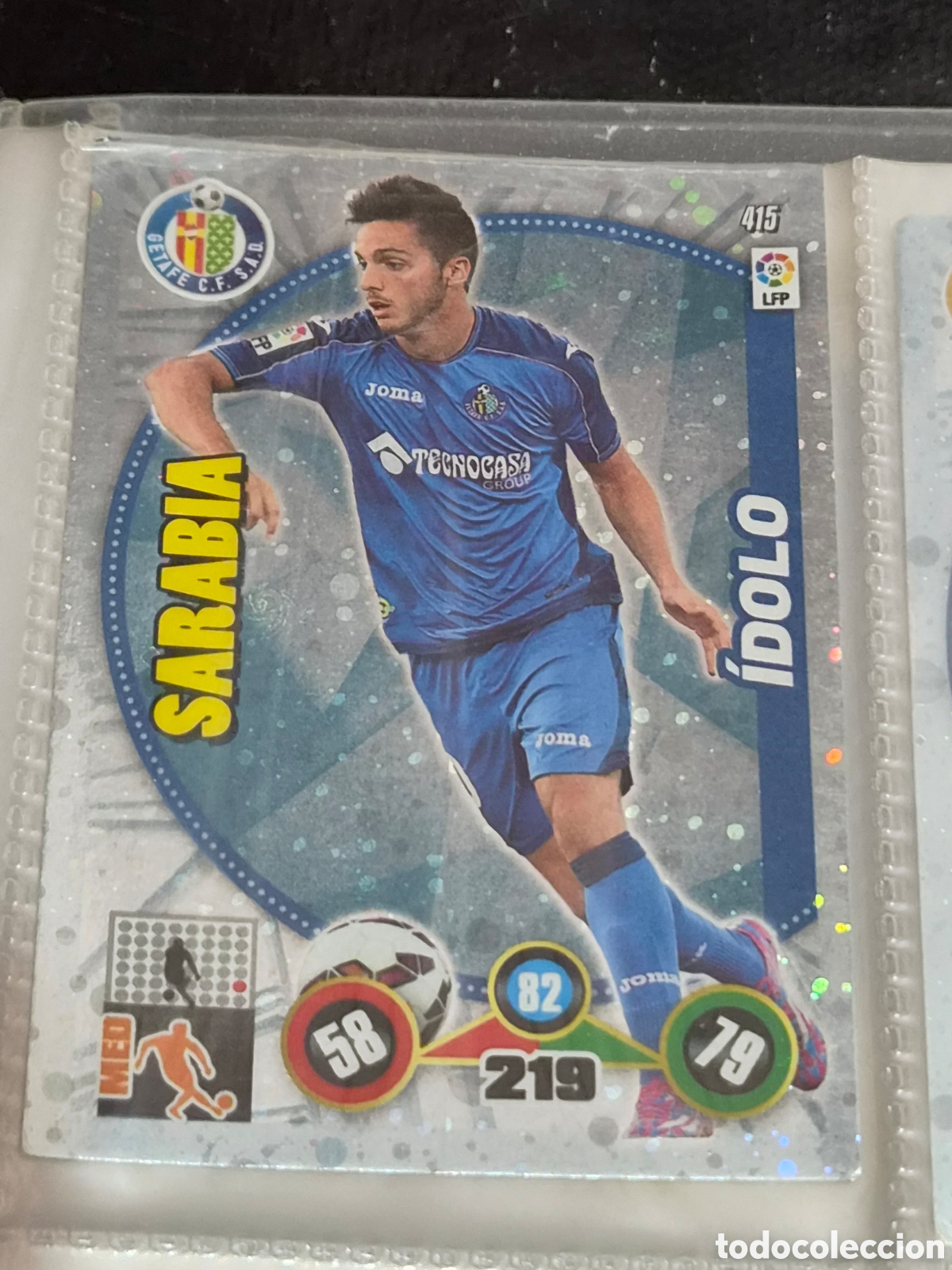 Trading Cards: 415 - SARABIA, GETAFE IDOLO ADRENALYN 2014-2015