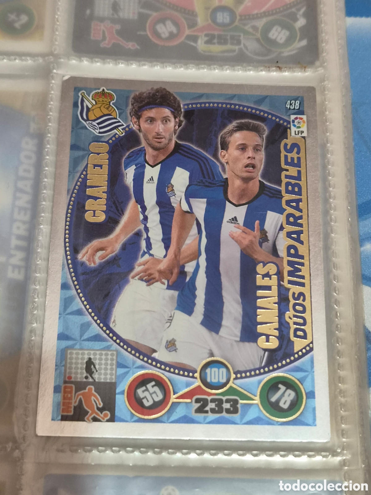 Trading Cards: 438 - DUOS IMPARABLES REAL SOCIEDAD ADRENALYN 2014-2015