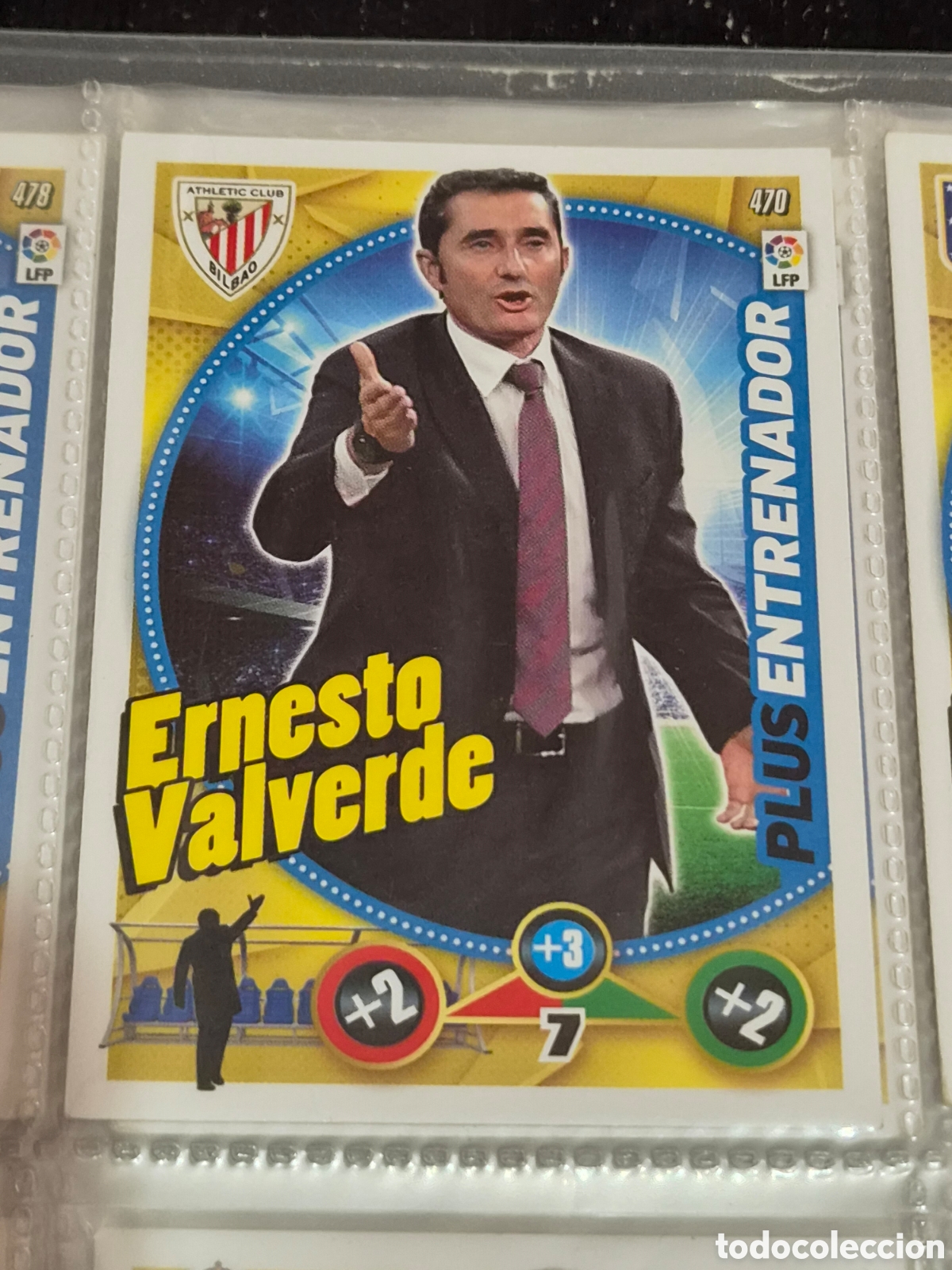 Trading Cards: 470 - VALVERDE, AT.BILBAO ENTRENADOR ADRENALYN 2014-2015