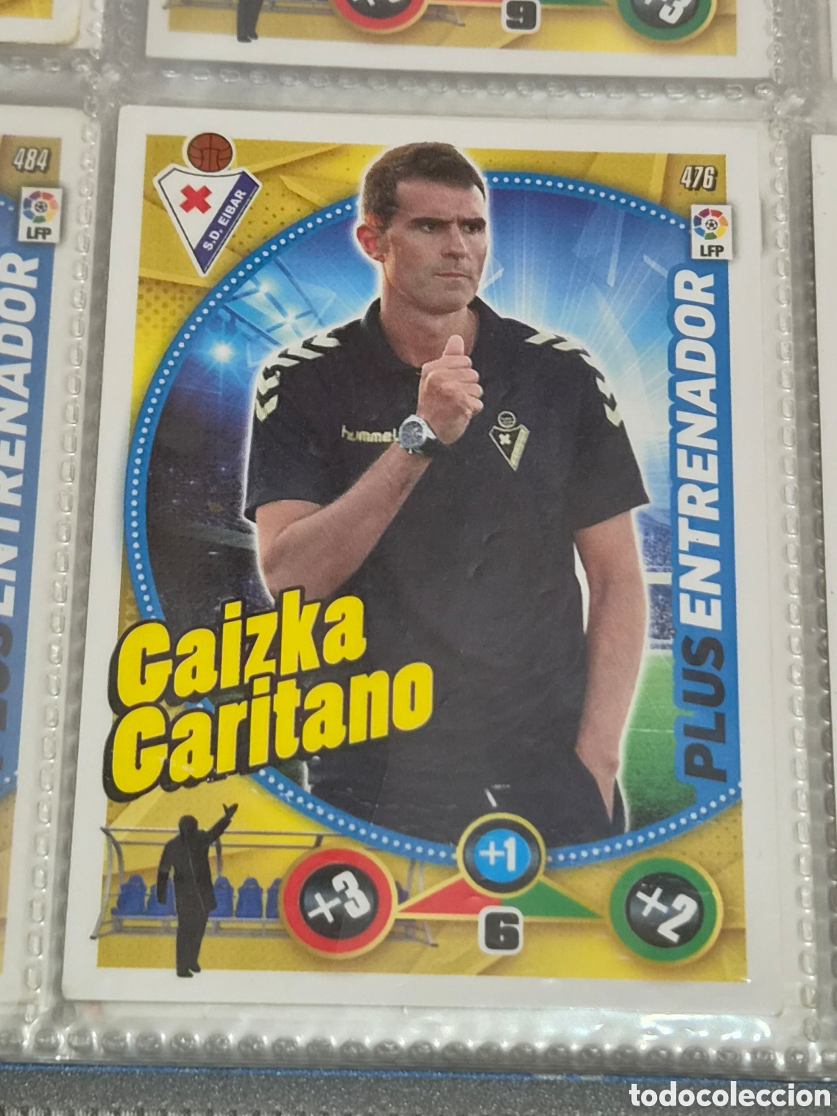 Trading Cards: 476 - GAIZKA GARITANO , EIBAR ENTRENADOR ADRENALYN 2014-2015