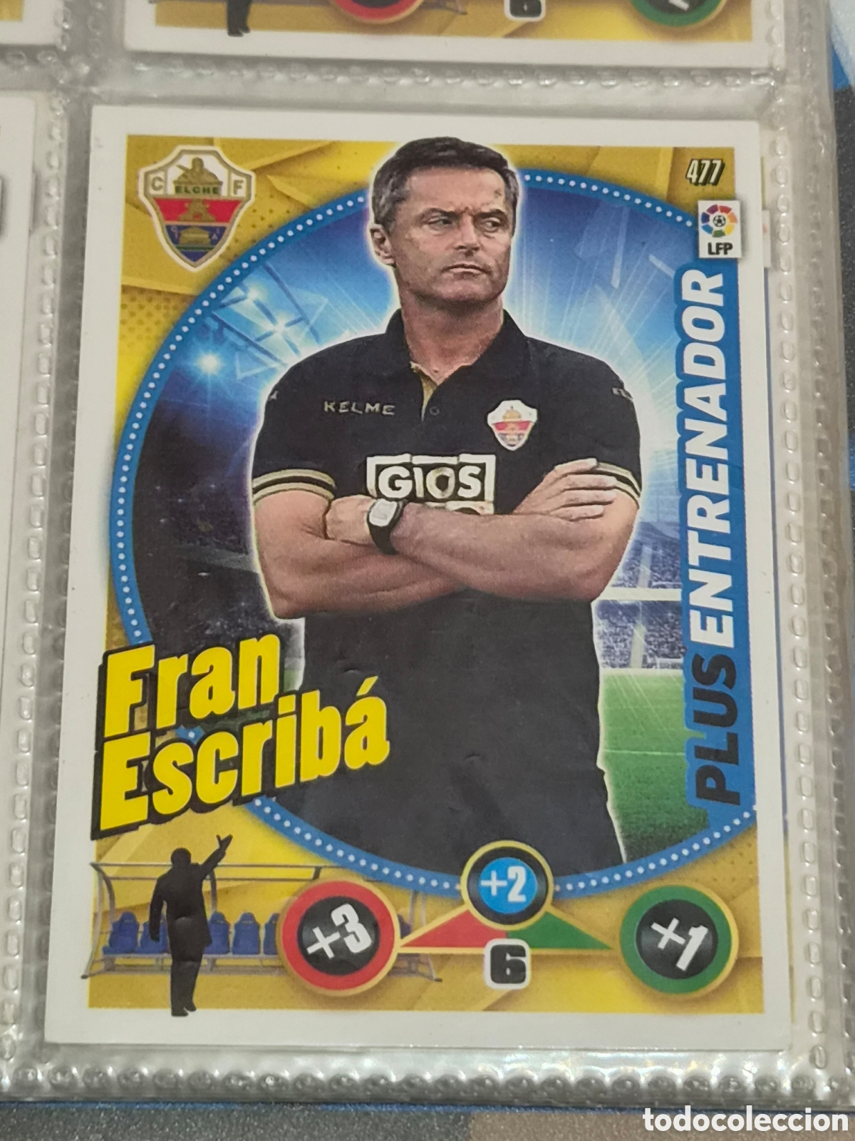 Trading Cards: 477 - FRAN ESCRIB&Aacute; , ELCHE ENTRENADOR ADRENALYN 2014-2015