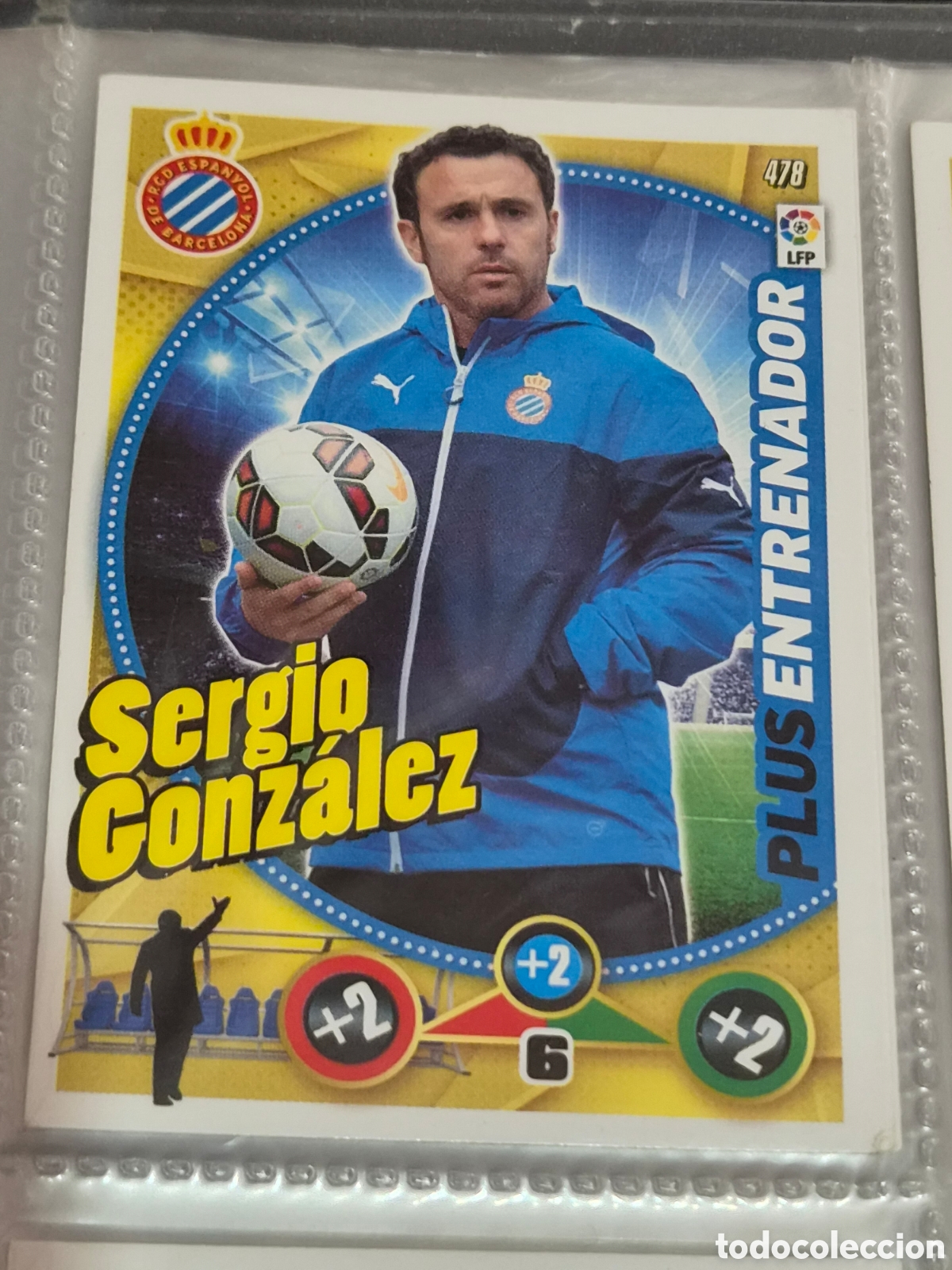 Trading Cards: 478 - SERGIO GONZ&Aacute;LEZ, ESPA&Ntilde;OL ENTRENADOR ADRENALYN 2014-2015