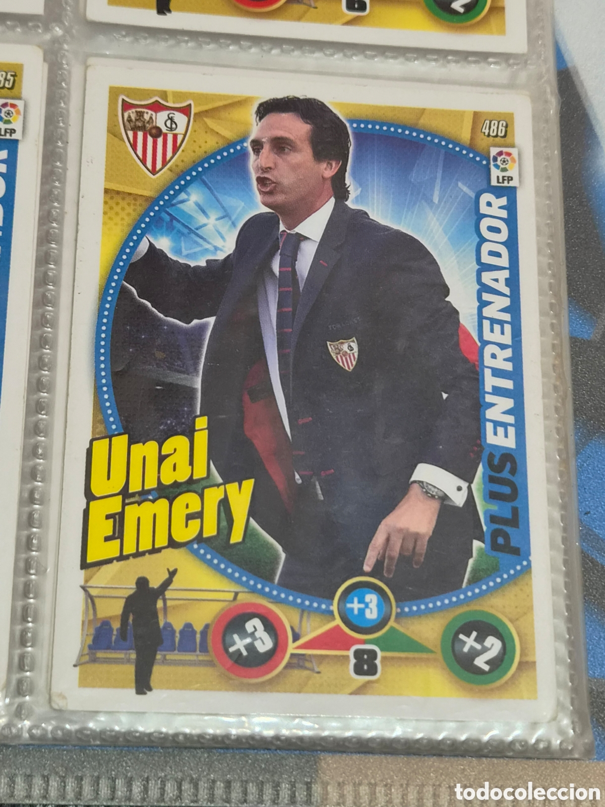 Trading Cards: 486 - UNAI EMERY , SEVILLA ENTRENADOR ADRENALYN 2014-2015