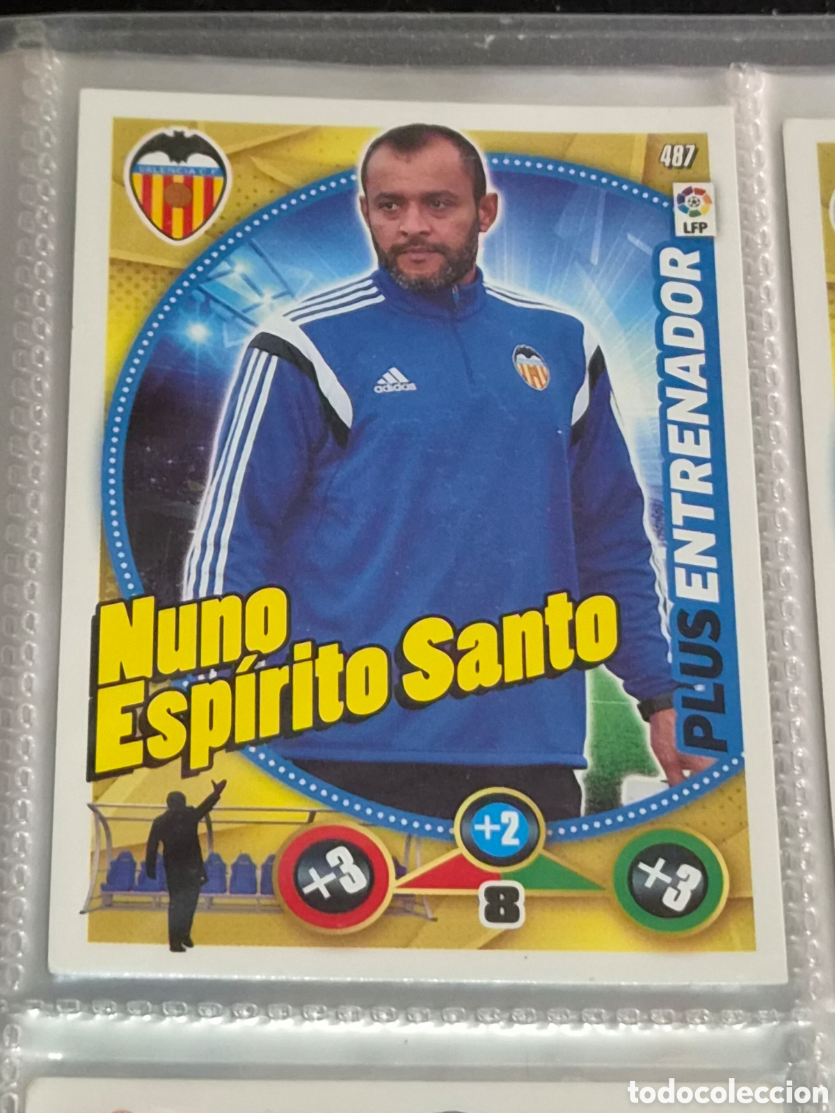 Trading Cards: 487 - NUNO ESPIRITO SANTO , VALENCIA ENTRENADOR ADRENALYN 2014-2015