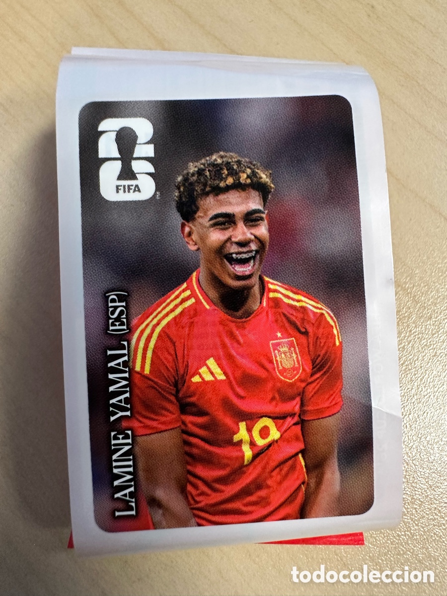 Trading Cards: LAMINE YAMAL ESPA&Ntilde;A COCA COLA CC1 WORLD CUP 2026 USA CAN MEX MUNDIAL 26 PANINI