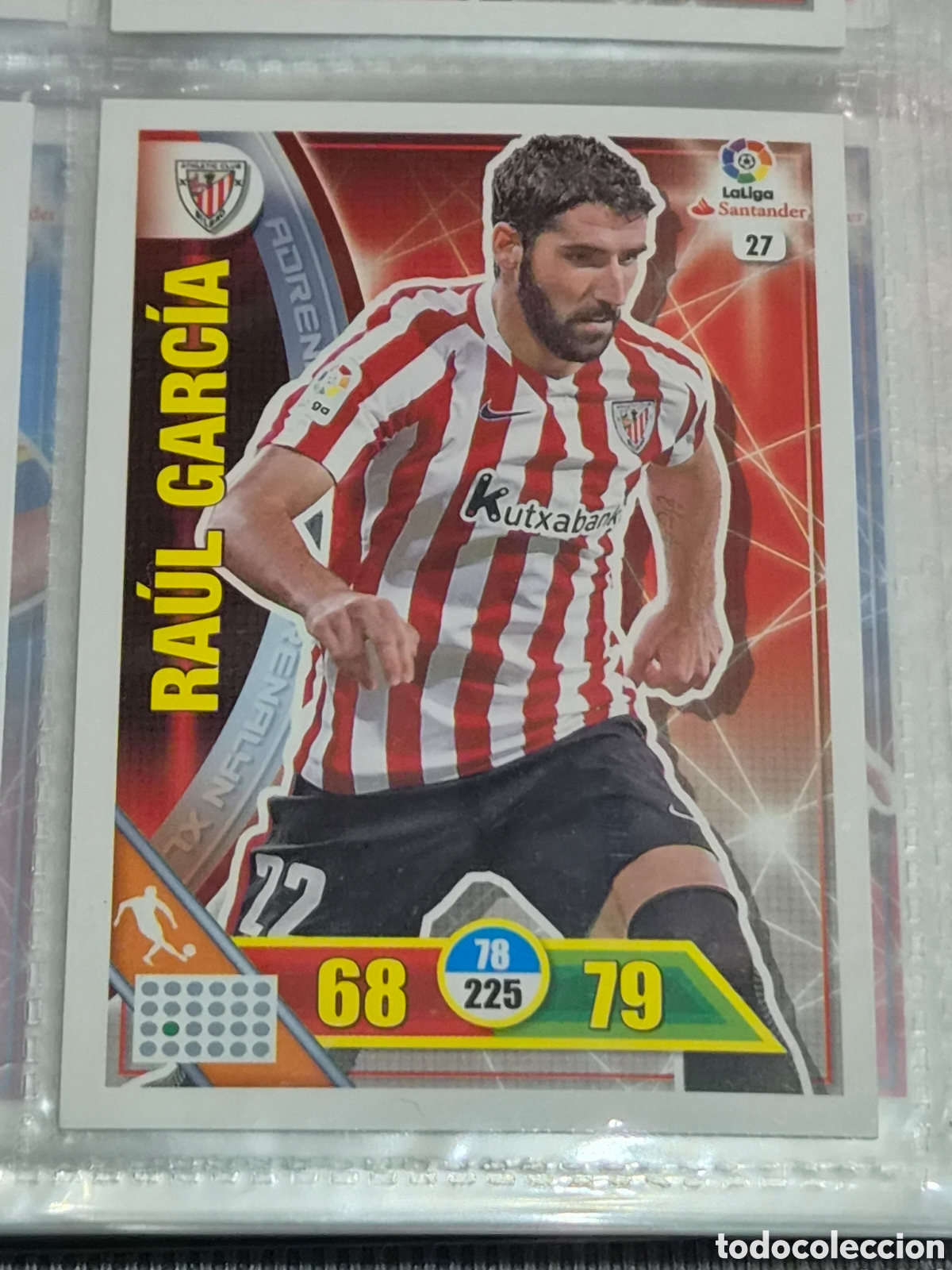 Trading Cards: 27 - RAUL GARC&Iacute;A, AT.BILBAO ADRENALYN 2016 2017