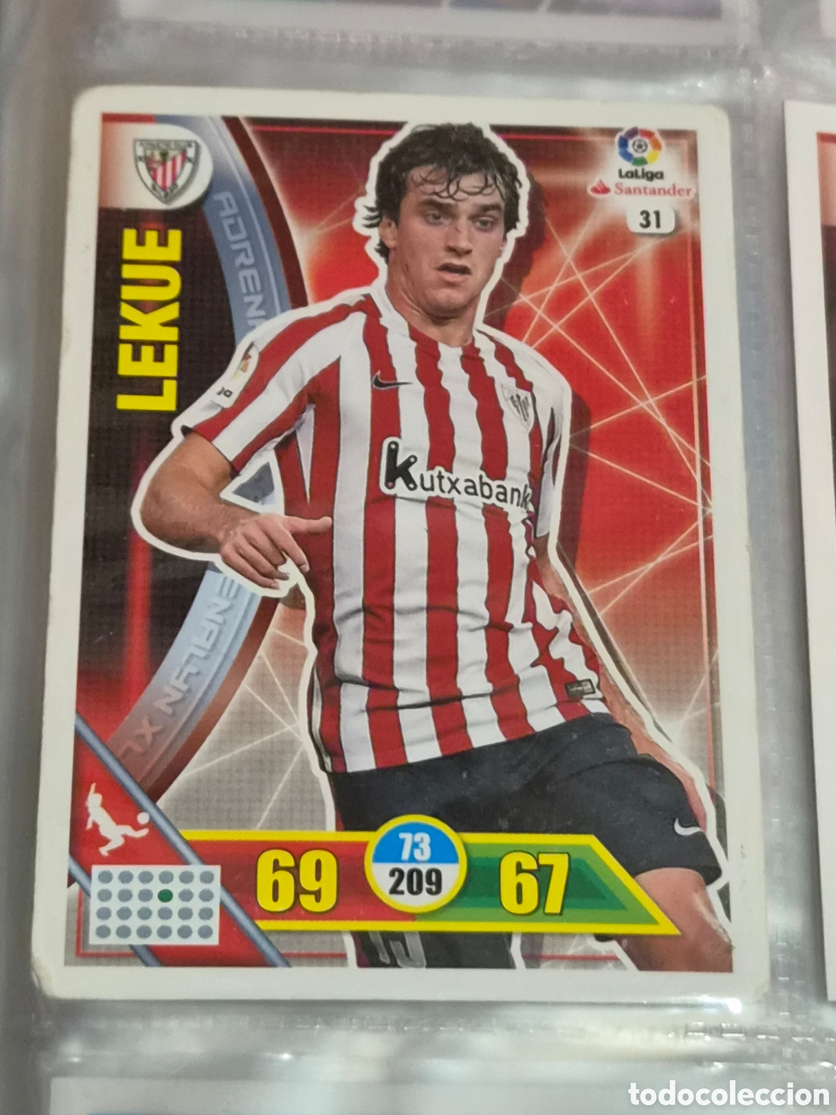 Trading Cards: 31 - LEKUE , AT.BILBAO ADRENALYN 2016 2017
