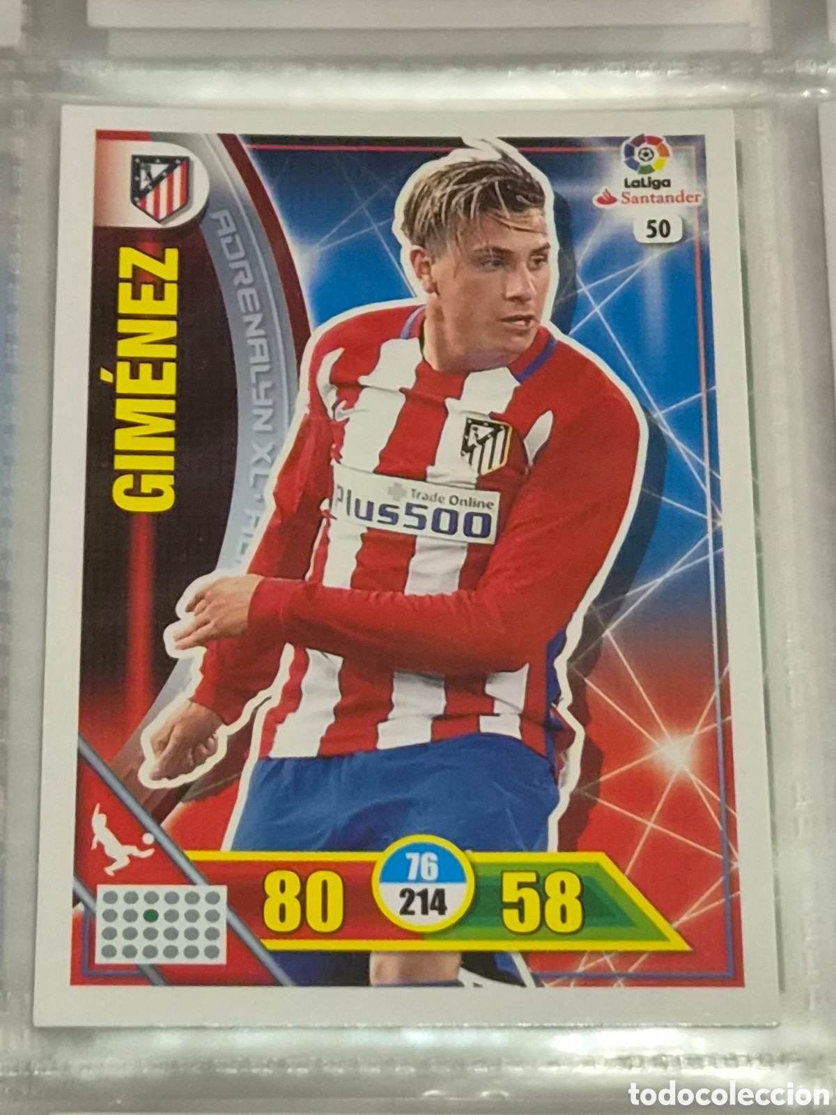 Trading Cards: 50 - GIM&Eacute;NEZ, AT.MADRID ADRENALYN 2016 2017