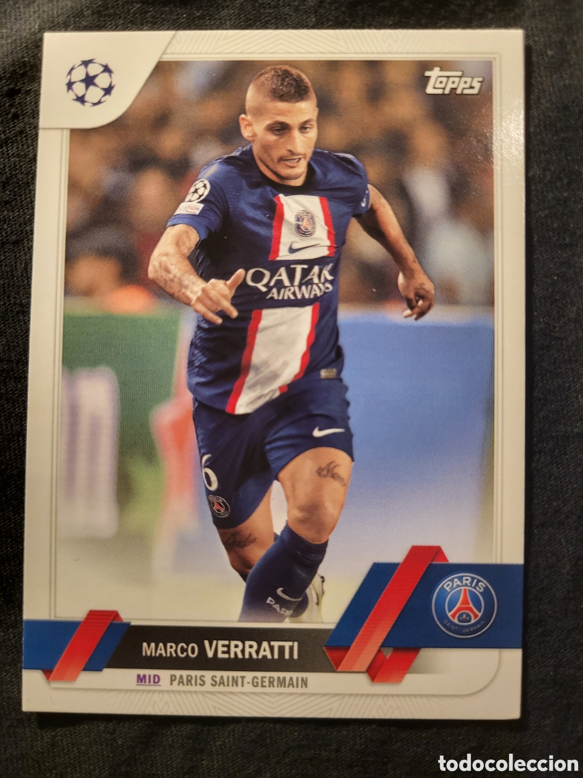 Trading Cards: 73 Marco Verratti / Topps UCL 2023
