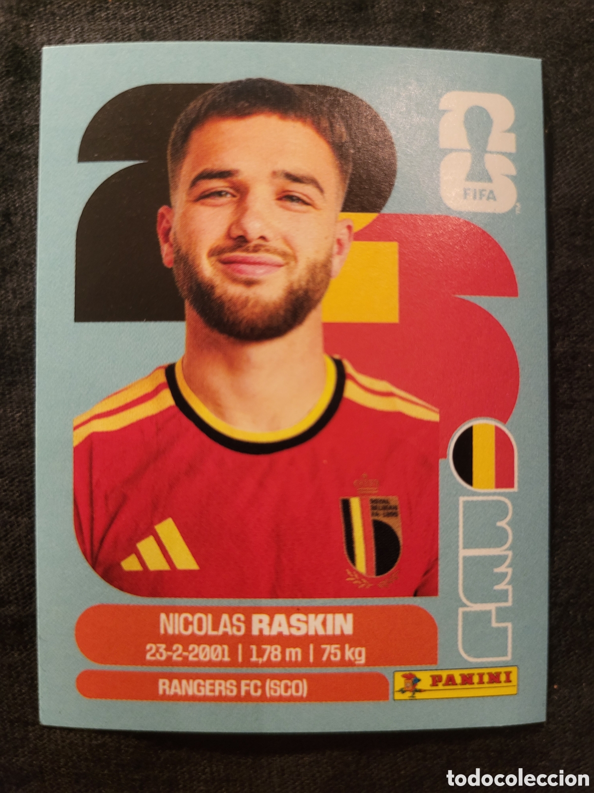 Trading Cards: BEL 11 Nicolas Raskin [Sticker] / FIFA World Cup 2026