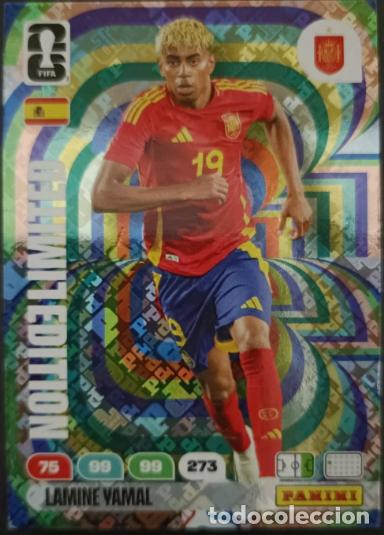 Trading Cards: Cromo Carta Edici&oacute;n Limitada Adrenalyn XL Mundial USA 2026 Panini Lamine Yamal