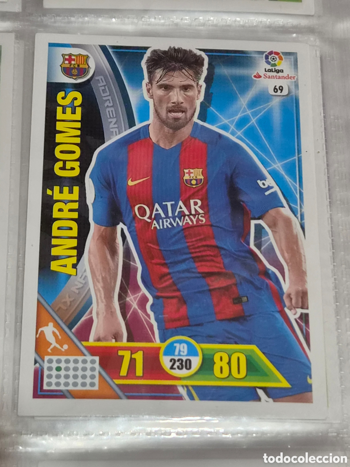 Trading Cards: 69 - ANDRE GOMES , BARCELONA ADRENALYN 2016 2017