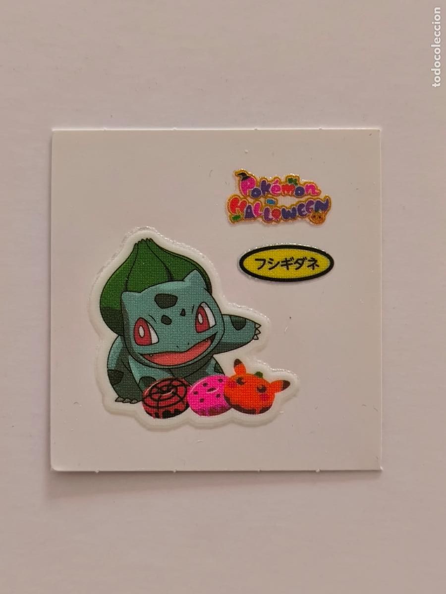 Trading Cards: POKEMON DAIICHI PAN - BULBASAUR HALLOWEEN - DECO CHARA BREAD STICKER / SEAL - ORIGINAL JAPON (&Ntilde;7C3)