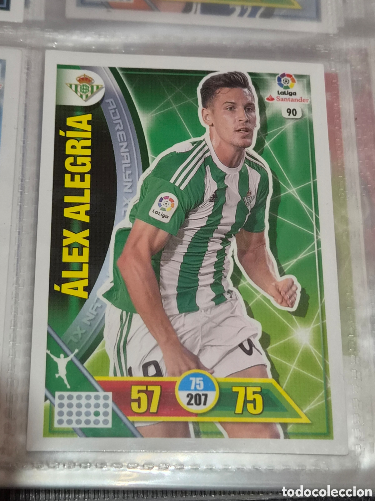 Trading Cards: 90 - ALEX ALEGR&Iacute;A, BETIS ADRENALYN 2016 2017