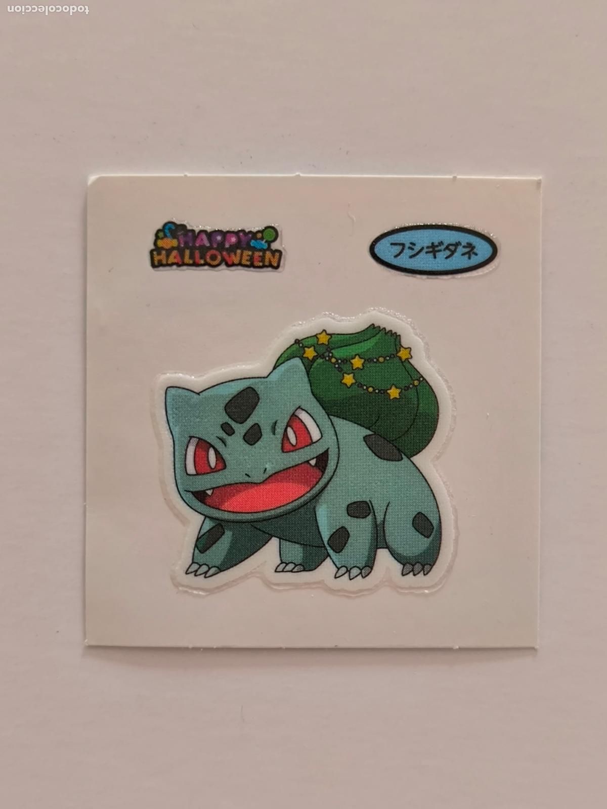 Trading Cards: POKEMON DAIICHI PAN - BULBASAUR HALLOWEEN - DECO CHARA BREAD STICKER / SEAL - ORIGINAL JAPON (&Ntilde;7C4)