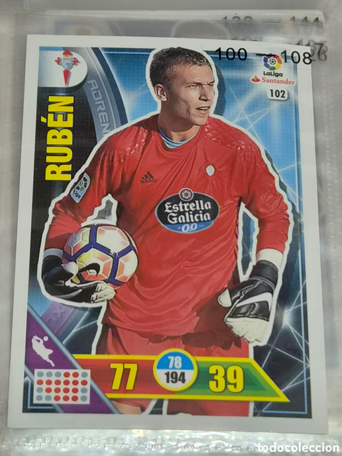 Trading Cards: 102 - RUB&Eacute;N, CELTA ADRENALYN 2016 2017