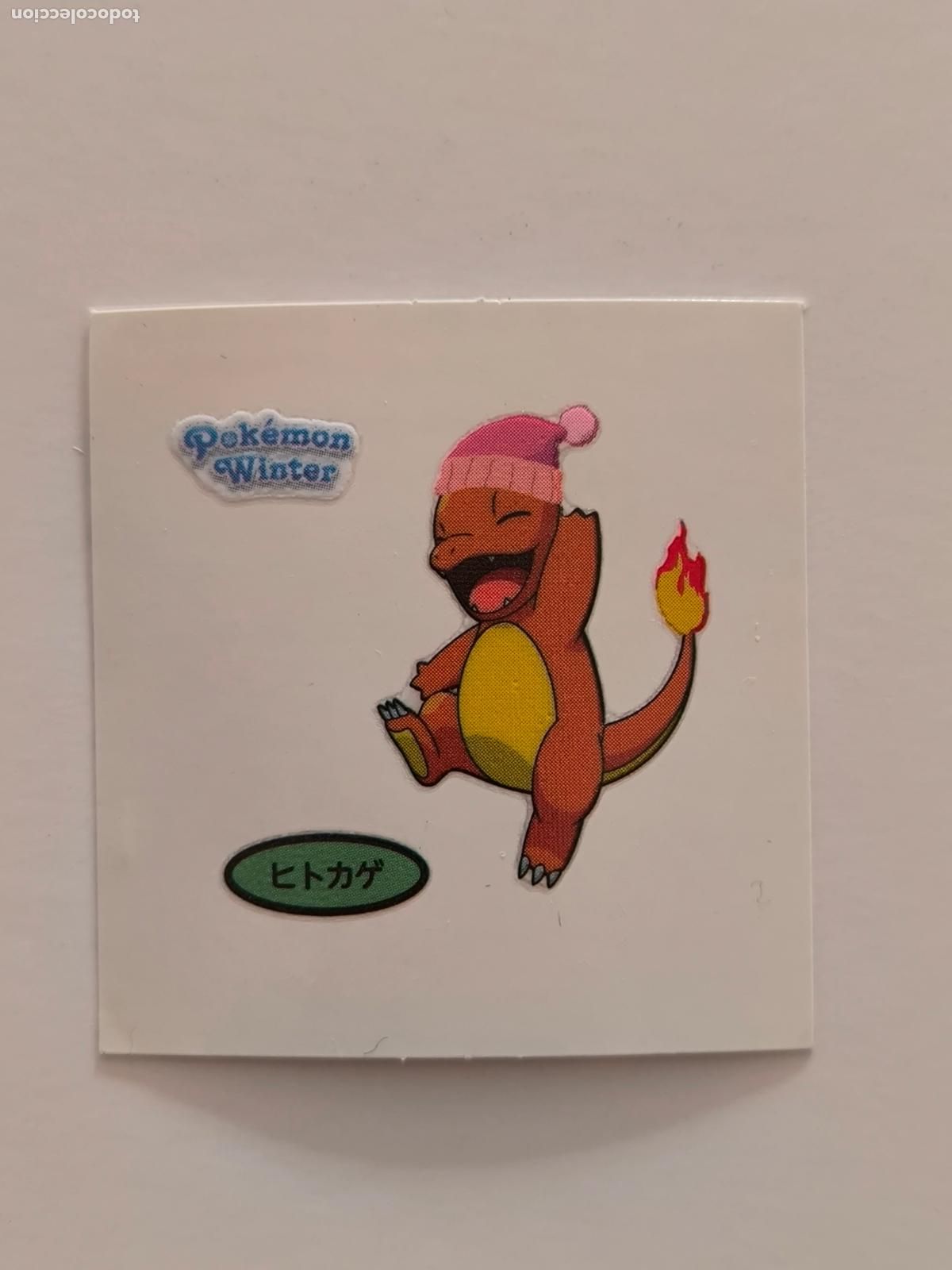Trading Cards: POKEMON DAIICHI PAN - CHARMANDER WINTER - DECO CHARA BREAD STICKER / SEAL - ORIGINAL JAPON (&Ntilde;7C1)