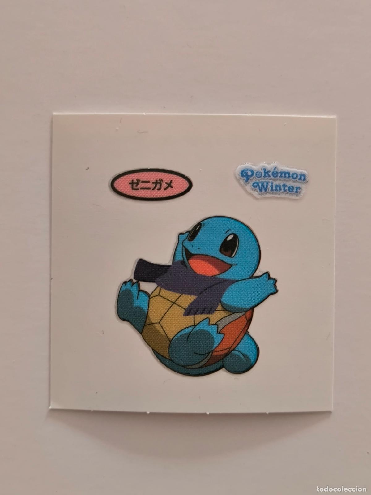 Trading Cards: POKEMON DAIICHI PAN - SQUIRTLE WINTER - DECO CHARA BREAD STICKER / SEAL - ORIGINAL JAPON (&Ntilde;7C1)