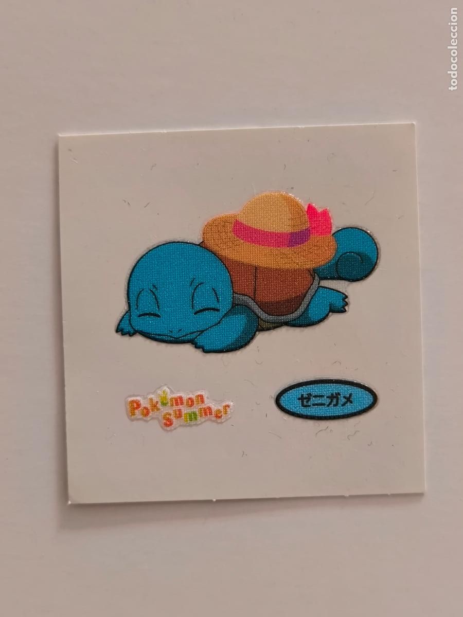 Trading Cards: POKEMON DAIICHI PAN - SQUIRTLE SUMMER - DECO CHARA BREAD STICKER / SEAL - ORIGINAL JAPON (&Ntilde;7C3)