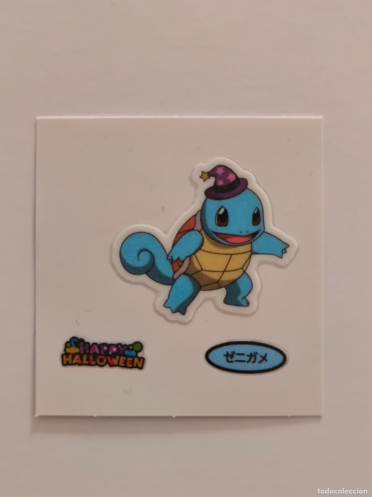 Trading Cards: POKEMON DAIICHI PAN - SQUIRTLE HALLOWEEN - DECO CHARA BREAD STICKER / SEAL - ORIGINAL JAPON (&Ntilde;7C4)
