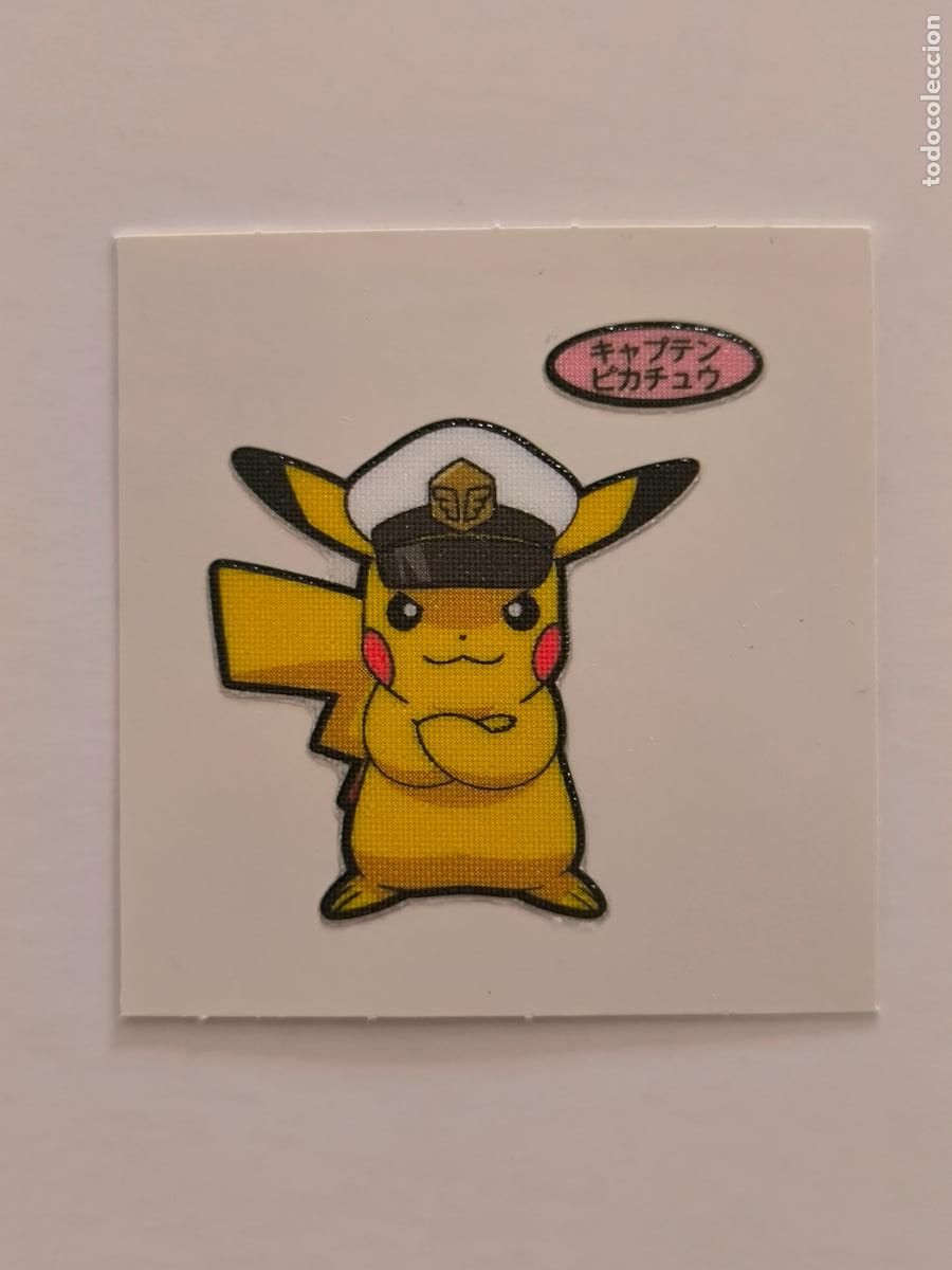 Trading Cards: POKEMON DAIICHI PAN - CAPITAN PIKACHU - DECO CHARA BREAD STICKER / SEAL - ORIGINAL JAPON (&Ntilde;7C1)