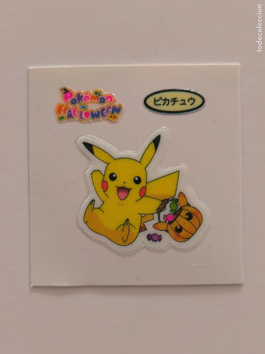 Trading Cards: POKEMON DAIICHI PAN - PIKACHU HALLOWEEN - DECO CHARA BREAD STICKER / SEAL - ORIGINAL JAPON (&Ntilde;7C3)