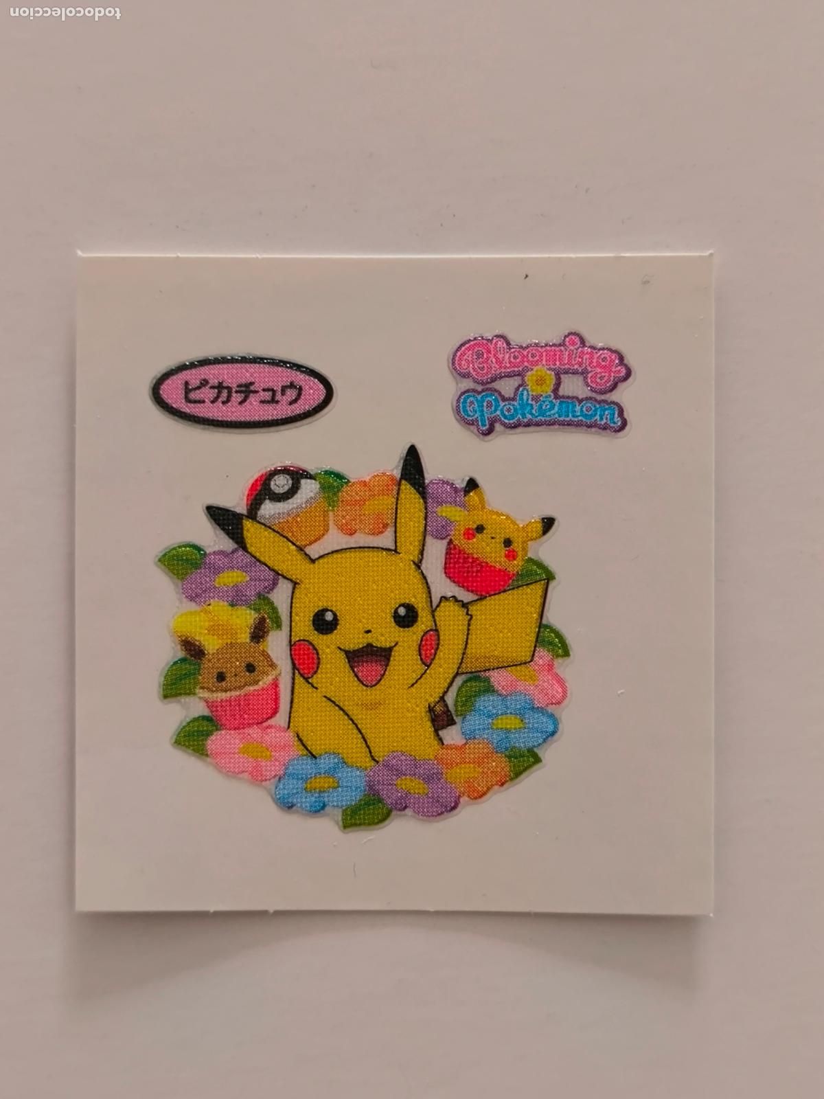 Trading Cards: POKEMON DAIICHI PAN - PIKACHU BLOOMING - DECO CHARA BREAD STICKER / SEAL - ORIGINAL JAPON (&Ntilde;7C5)