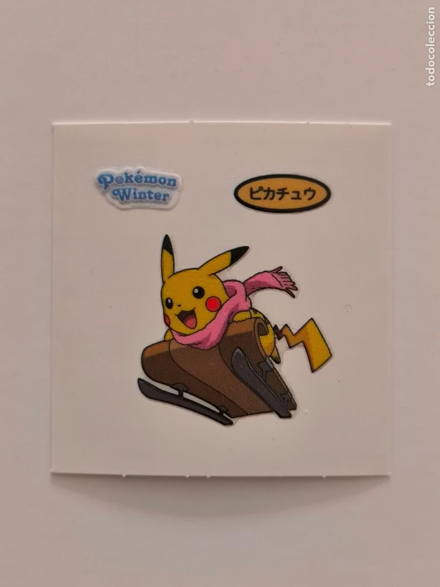 Figurine Collezionabili: POKEMON DAIICHI PAN - PIKACHU WINTER - DECO CHARA BREAD STICKER / SEAL - ORIGINAL JAPON (&Ntilde;7C6)