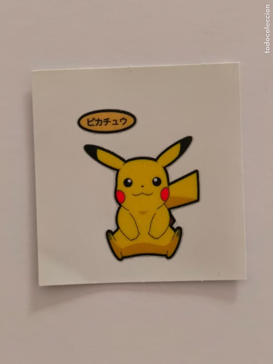 Figurine Collezionabili: POKEMON DAIICHI PAN - PIKACHU - DECO CHARA BREAD STICKER / SEAL - ORIGINAL JAPON (&Ntilde;7C7)