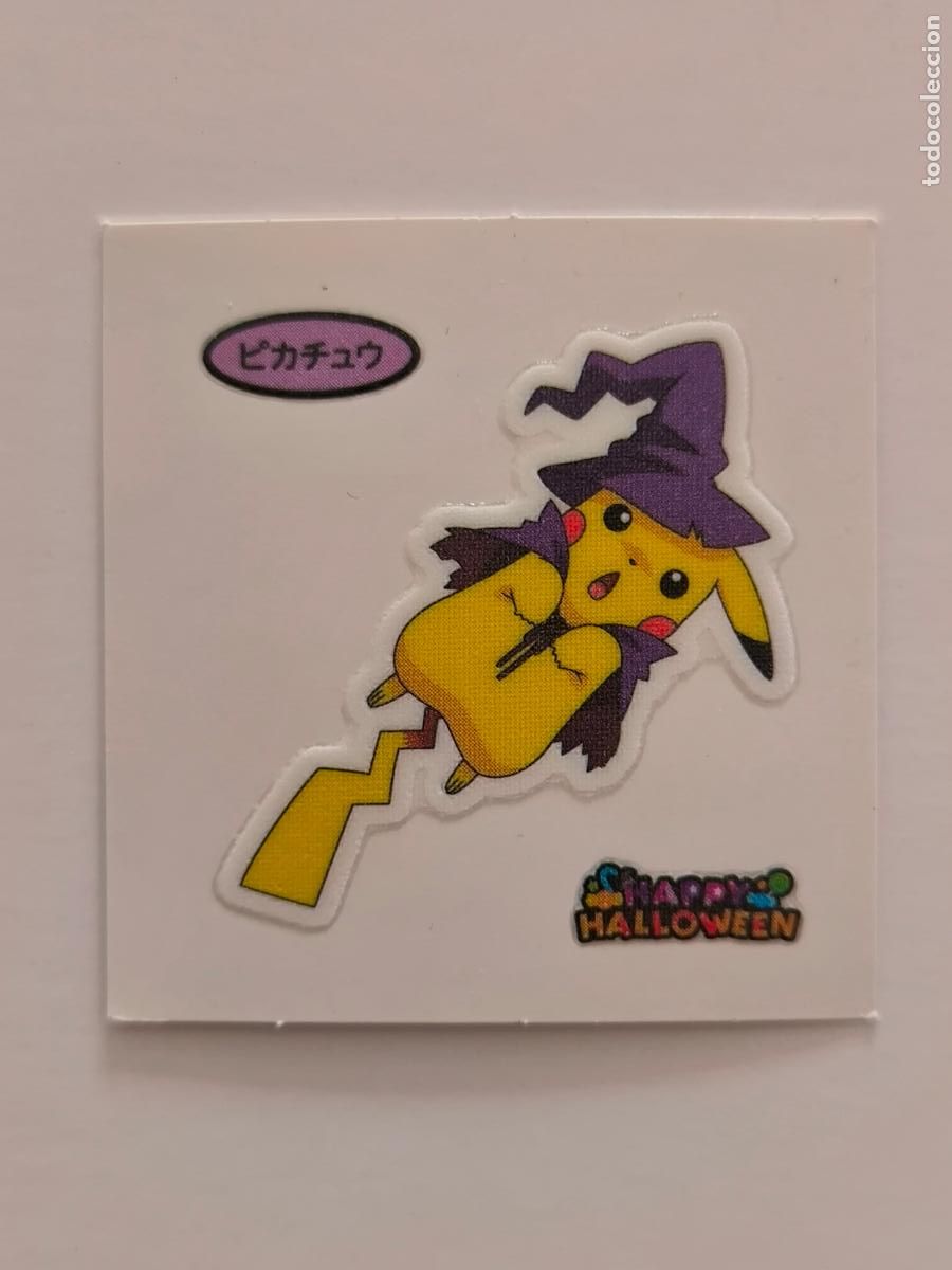 Figurine Collezionabili: POKEMON DAIICHI PAN - PIKACHU HALLOWEEN - DECO CHARA BREAD STICKER / SEAL - ORIGINAL JAPON (&Ntilde;7C7)
