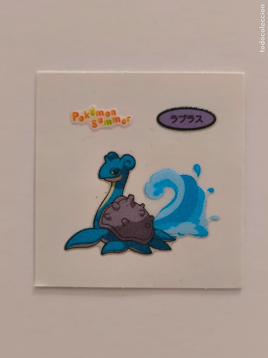 Trading Cards: POKEMON DAIICHI PAN - LAPRAS SUMMER - DECO CHARA BREAD STICKER / SEAL - ORIGINAL JAPON (&Ntilde;7C1)