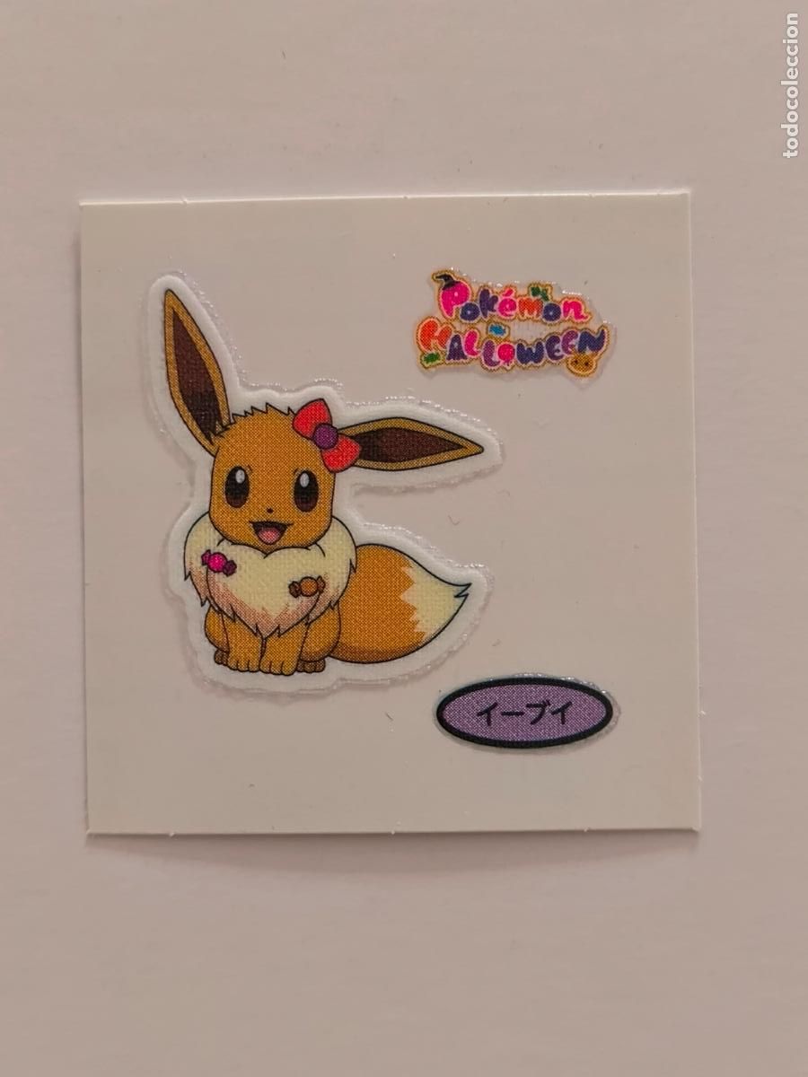 Trading Cards: POKEMON DAIICHI PAN - EEVEE HALLOWEEN - DECO CHARA BREAD STICKER / SEAL - ORIGINAL JAPON (&Ntilde;7C2)