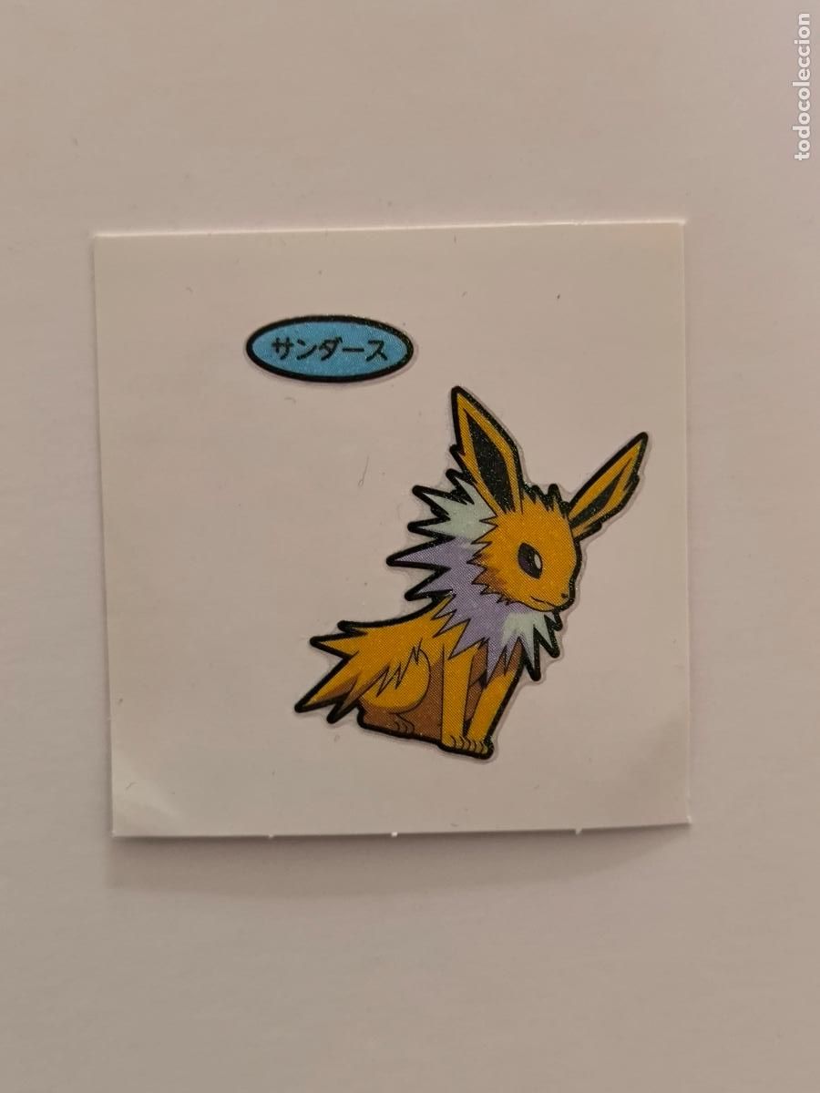 Trading Cards: POKEMON DAIICHI PAN - JOLTEON - DECO CHARA BREAD STICKER / SEAL - ORIGINAL JAPON (&Ntilde;7C1)