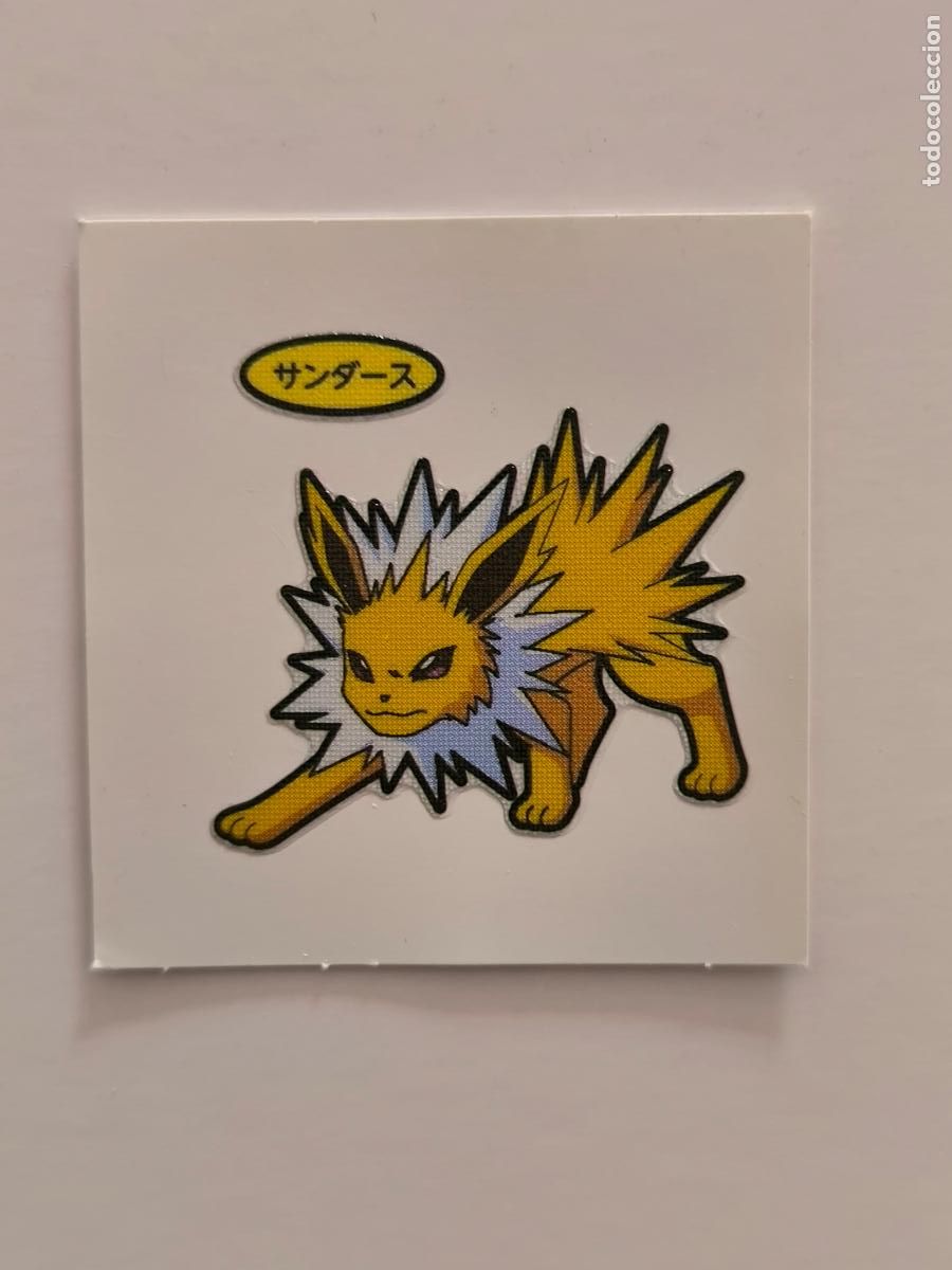 Trading Cards: POKEMON DAIICHI PAN - JOLTEON - DECO CHARA BREAD STICKER / SEAL - ORIGINAL JAPON (&Ntilde;7C2)