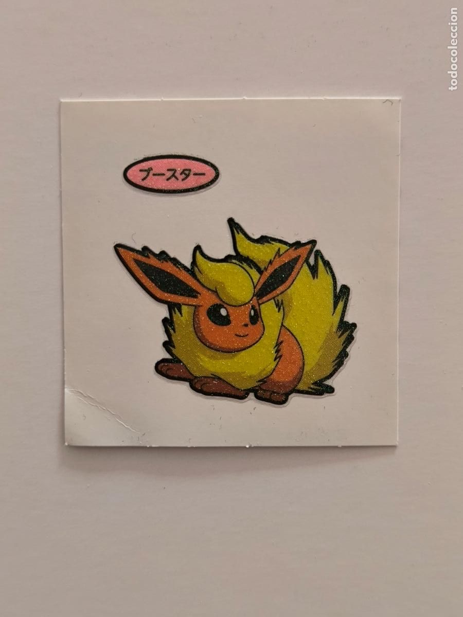 Trading Cards: POKEMON DAIICHI PAN - FLAREON - DECO CHARA BREAD STICKER / SEAL - ORIGINAL JAPON (&Ntilde;7C2)