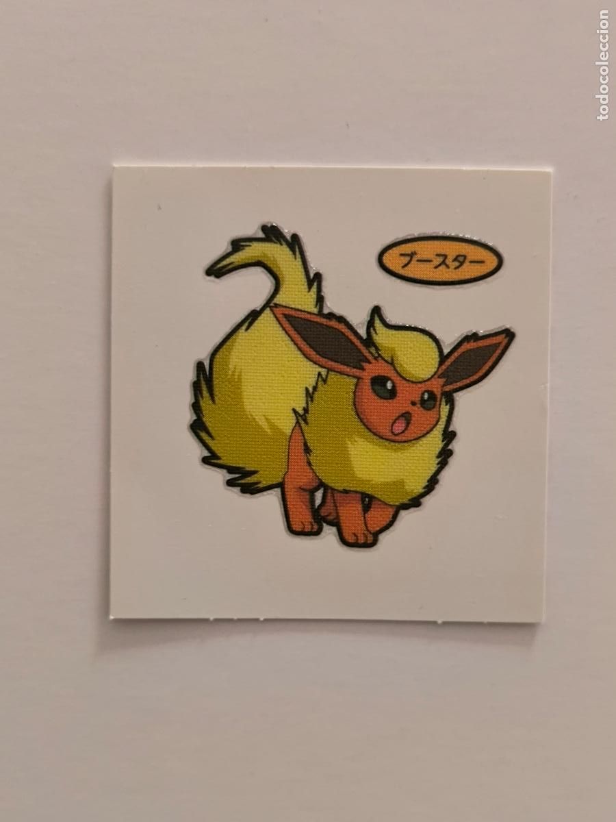 Trading Cards: POKEMON DAIICHI PAN - FLAREON - DECO CHARA BREAD STICKER / SEAL - ORIGINAL JAPON (&Ntilde;7C3)