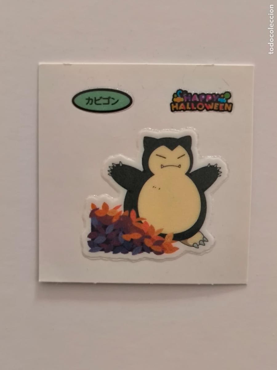 Trading Cards: POKEMON DAIICHI PAN - SNORLAX HALLOWEEN - DECO CHARA BREAD STICKER / SEAL - ORIGINAL JAPON (&Ntilde;7C2)
