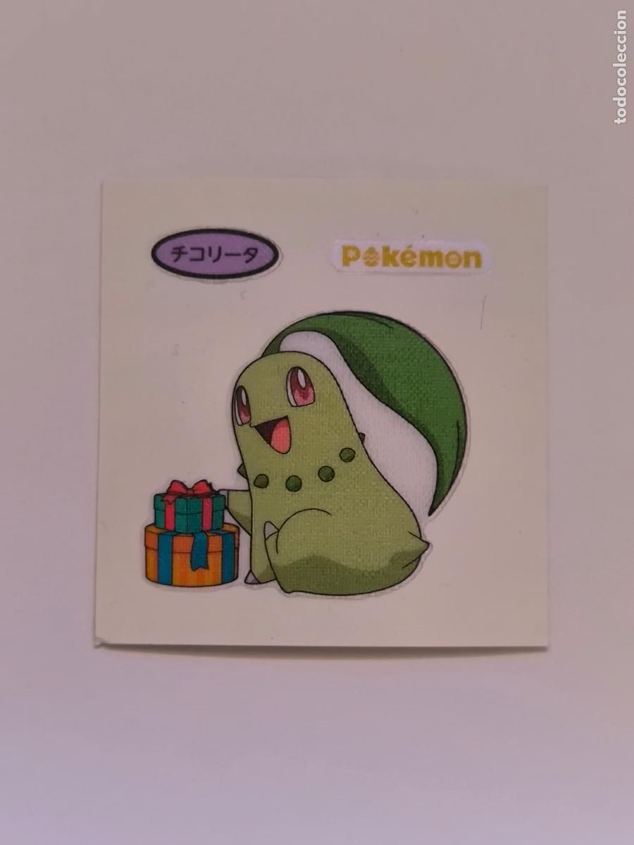 Trading Cards: POKEMON DAIICHI PAN - CHIKORITA - DECO CHARA BREAD STICKER / SEAL - ORIGINAL JAPON (&Ntilde;7C3)