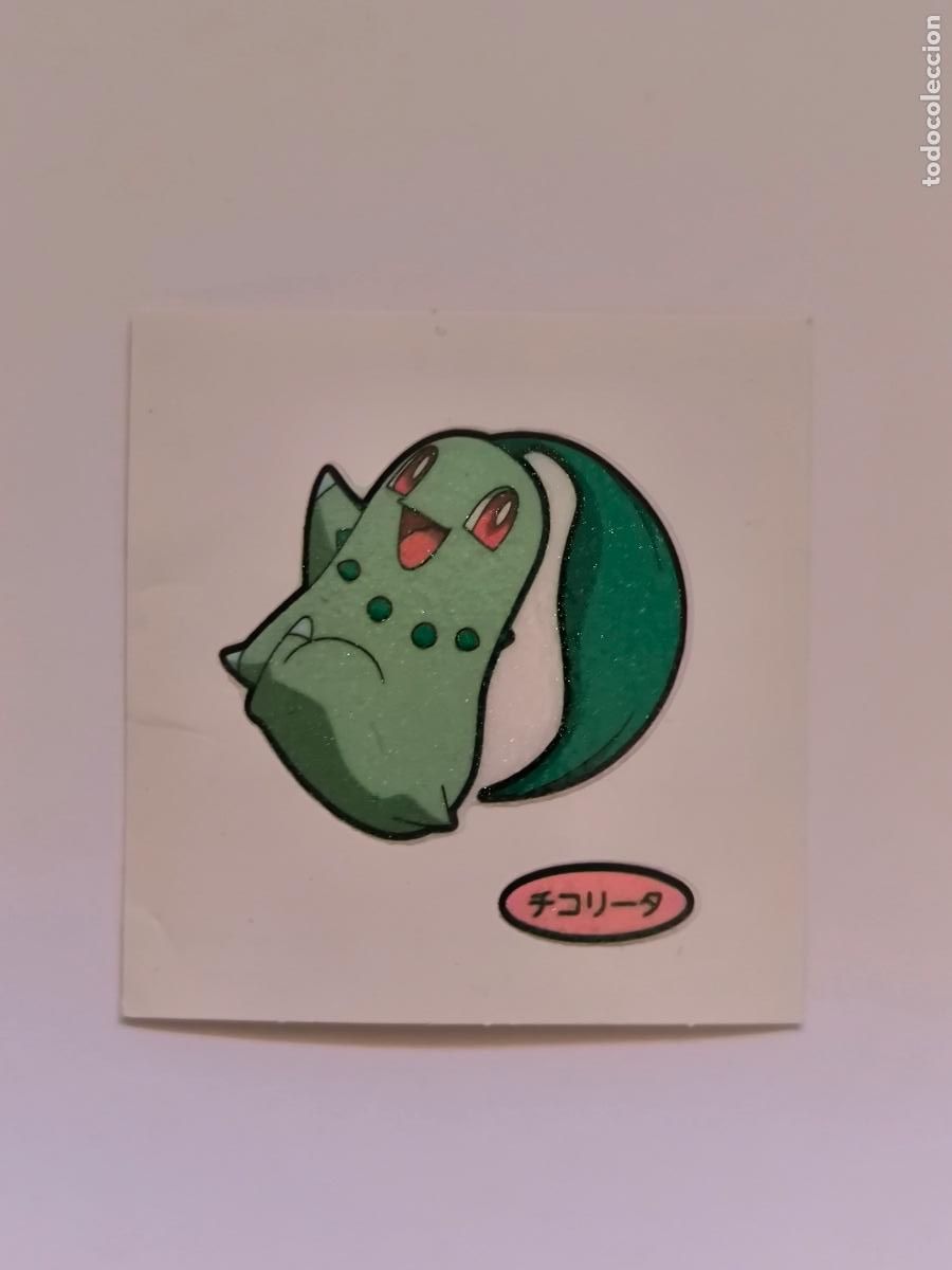 Trading Cards: POKEMON DAIICHI PAN - CHIKORITA - DECO CHARA BREAD STICKER / SEAL - ORIGINAL JAPON (&Ntilde;7C4)