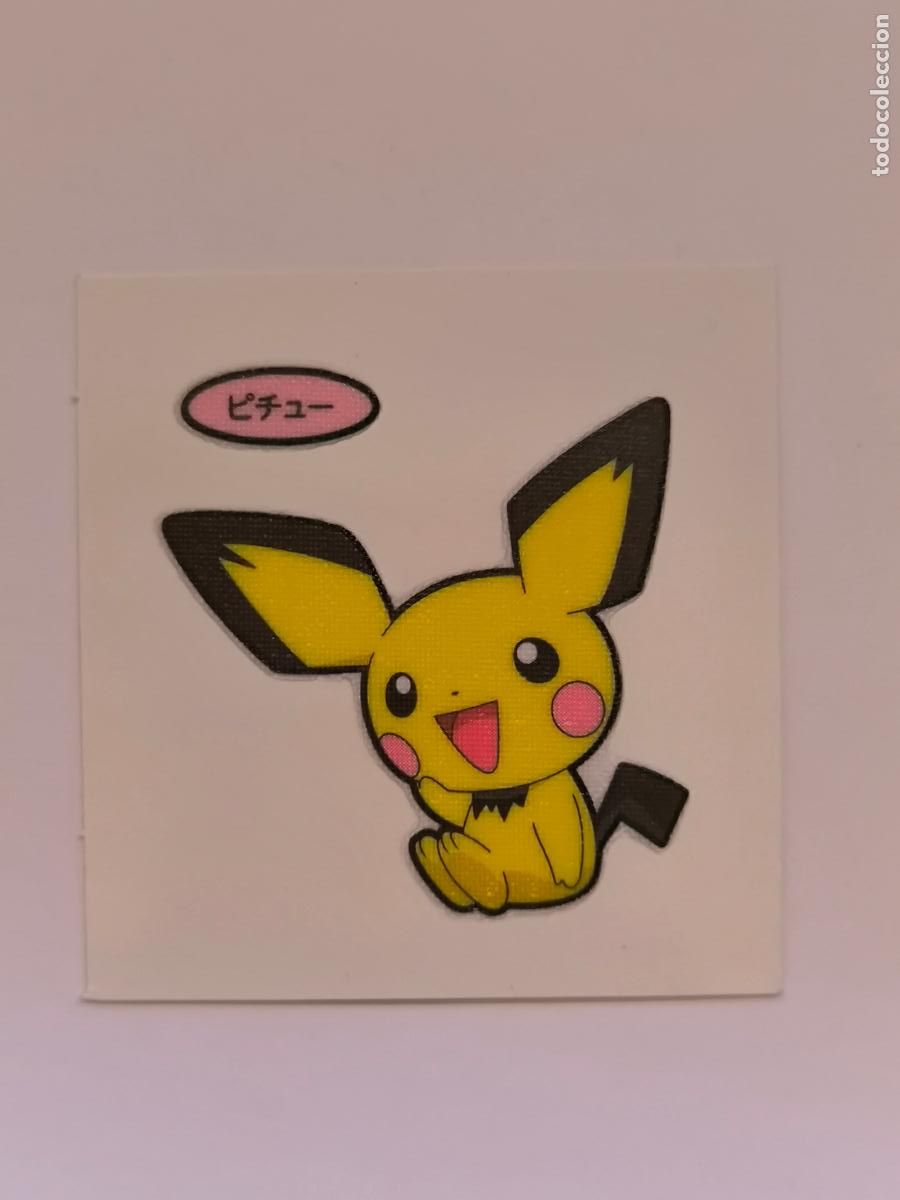 Trading Cards: POKEMON DAIICHI PAN - PICHU - DECO CHARA BREAD STICKER / SEAL - ORIGINAL JAPON (&Ntilde;7C1)