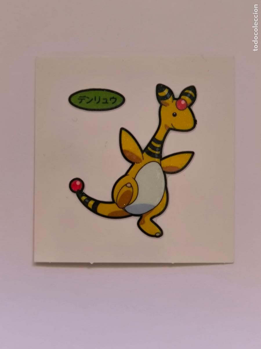 Trading Cards: POKEMON DAIICHI PAN - AMPHAROS - DECO CHARA BREAD STICKER / SEAL - ORIGINAL JAPON (&Ntilde;7C1)