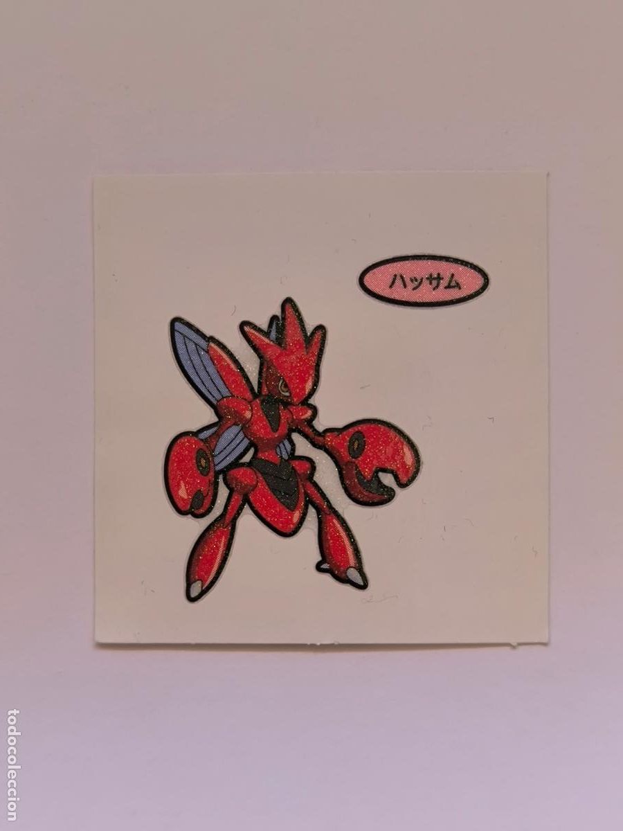 Trading Cards: POKEMON DAIICHI PAN - SCIZOR - DECO CHARA BREAD STICKER / SEAL - ORIGINAL JAPON (&Ntilde;7C1)