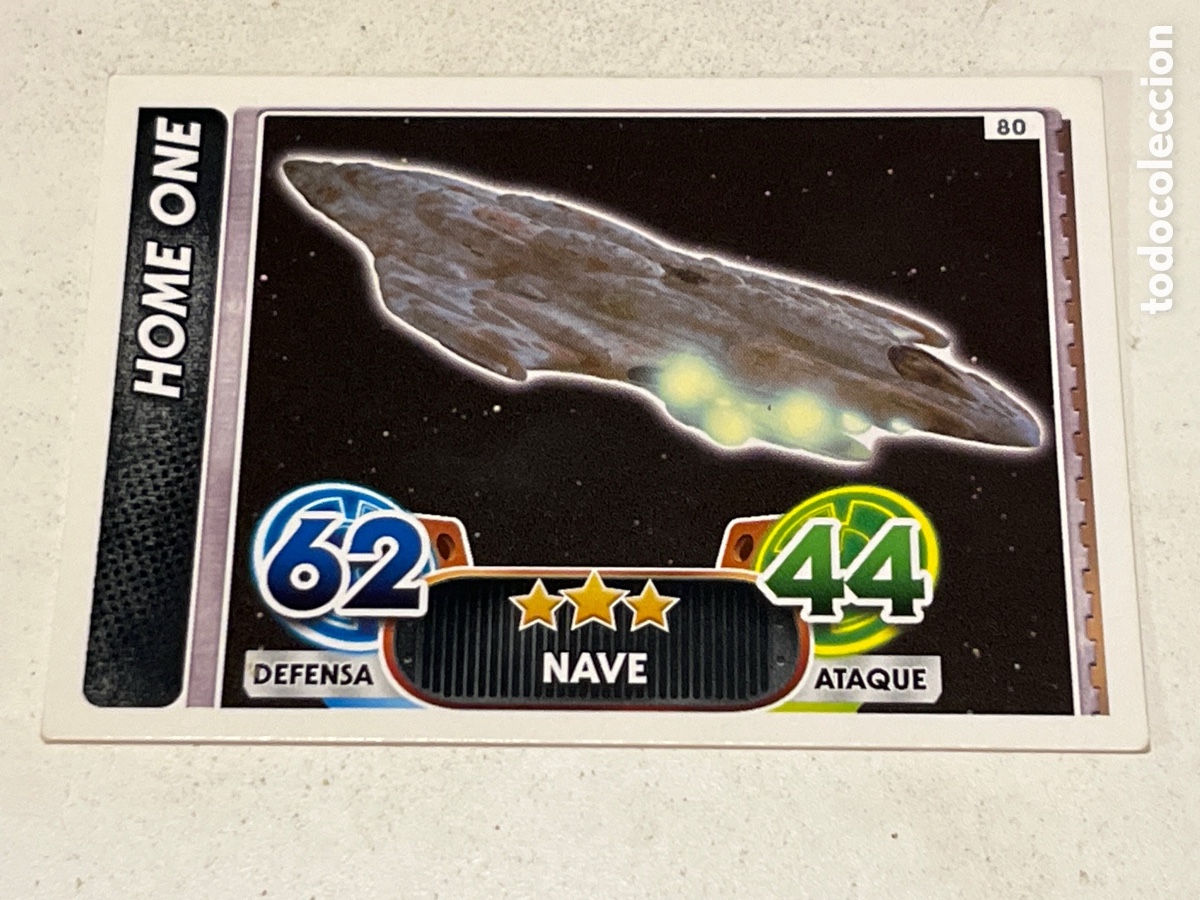 Trading Cards: Cromo Star Wars Topps Force Attax Trading Card N&deg;80 Home One