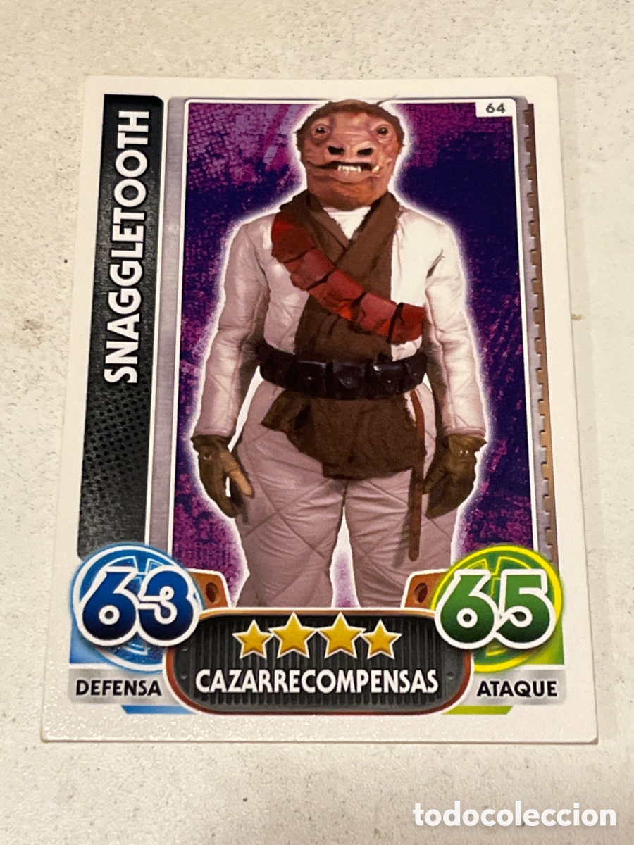 Trading Cards: Cromo Star Wars Topps Force Attax Trading Card N&deg;64 Snaggletooth