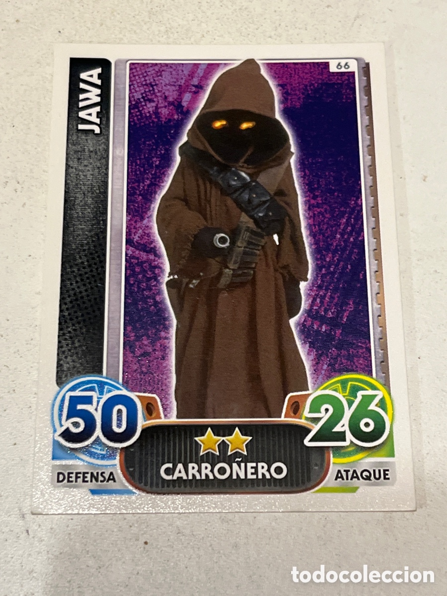 Cartes &agrave; &Eacute;changer: Cromo Star Wars Topps Force Attax Trading Card N&deg;66 Jawa