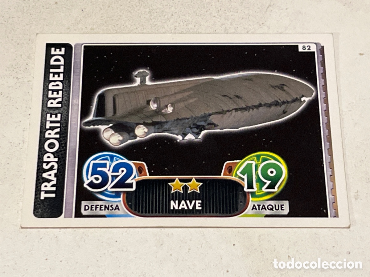 Cartes &agrave; &Eacute;changer: Cromo Star Wars Topps Force Attax Trading Card N&deg;82 Transporte Rebelde